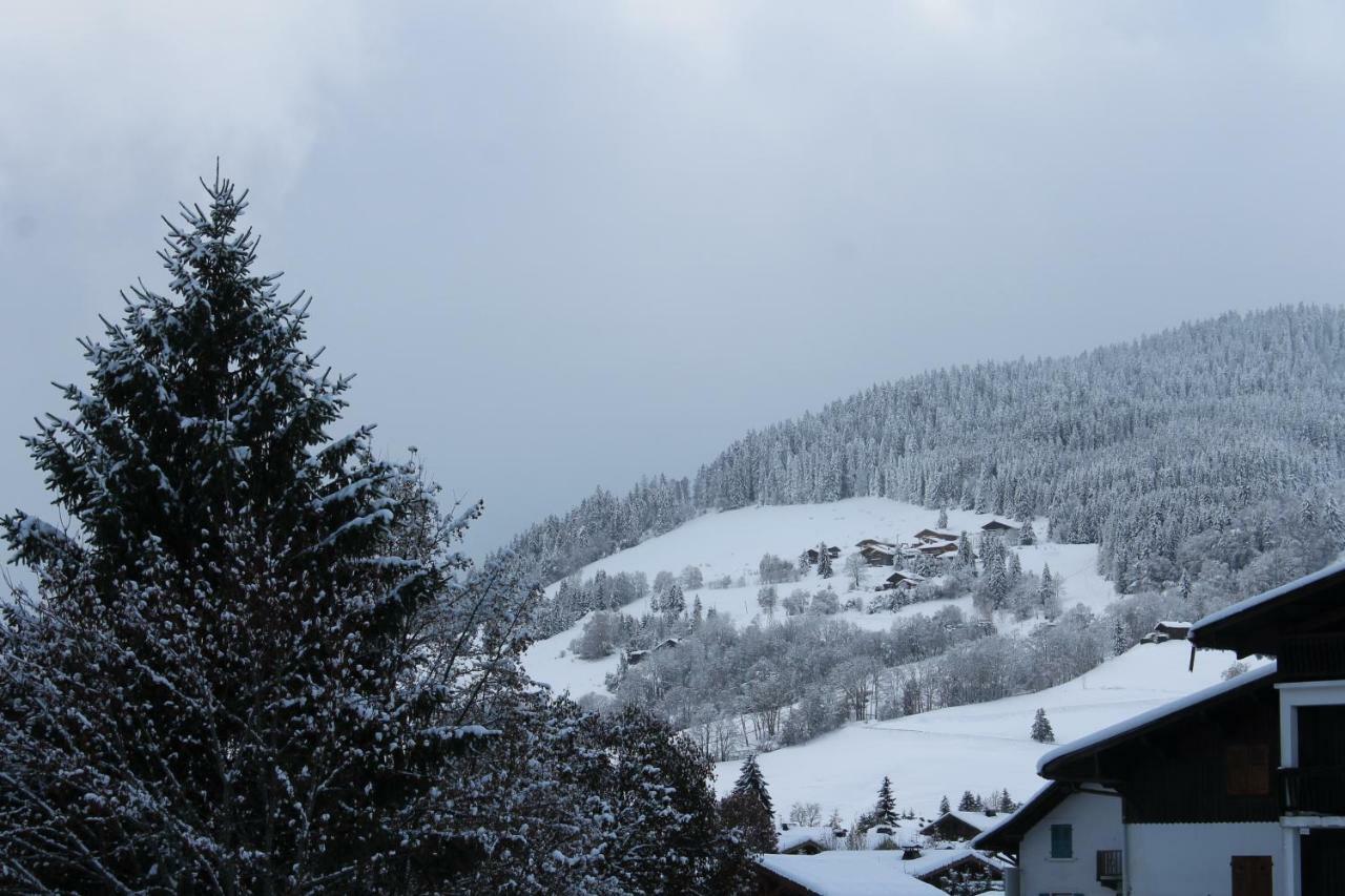 Chalet Des Pistes Межев Экстерьер фото